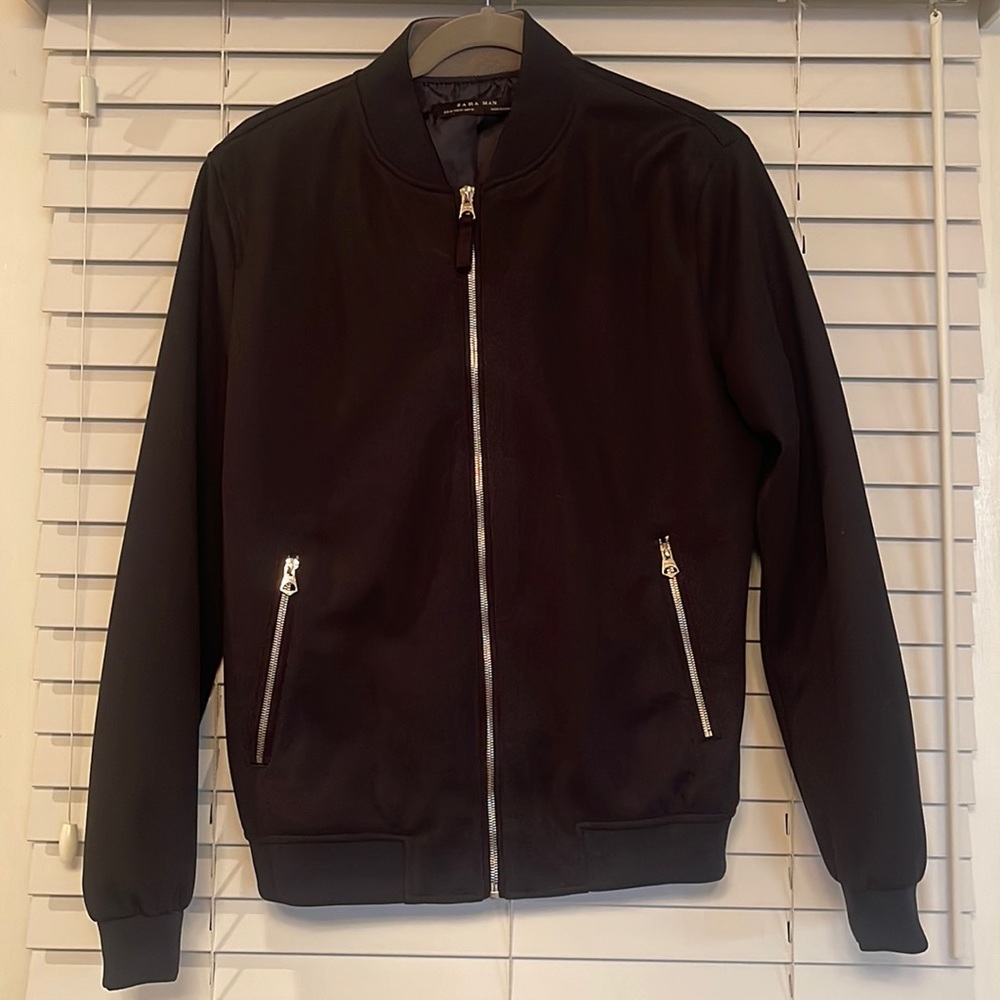 Zara Men’s Navy Bomber